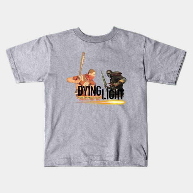 Dying Light Resurrection: WolfpackStudios T-Shirt - Rose v. Cannibal Kids T-Shirt by WolfpackStudios